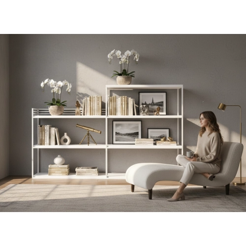 KONSOLA - REGAŁ BIAŁA  SKD-361